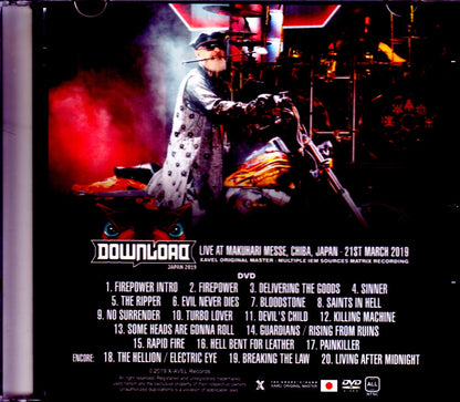 Judas Priest Judas Priest/Chiba,Japan 2019 IEM Matrix Ver