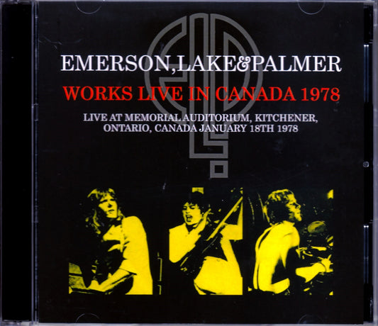 EL & P Emerson,Lake & Palmer/Canada 1978