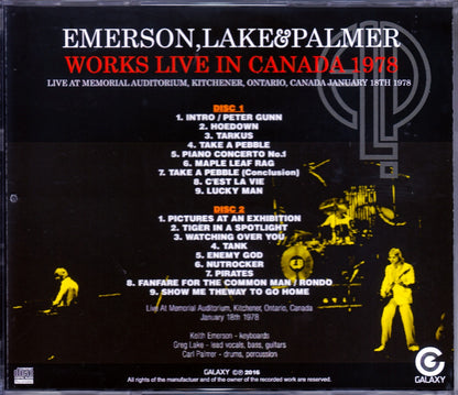 EL & P Emerson,Lake & Palmer/Canada 1978