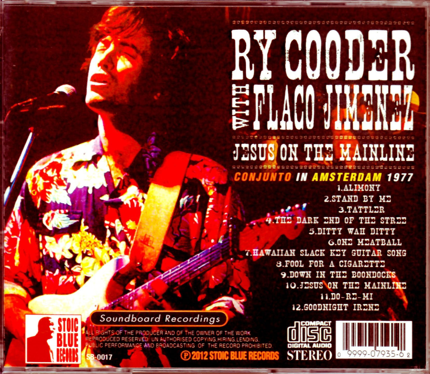 Ry Cooder/Netherlands 1977