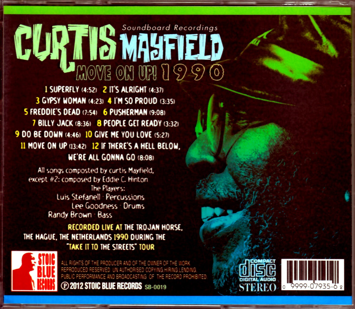 Curtis Mayfield/Netherlands 1990