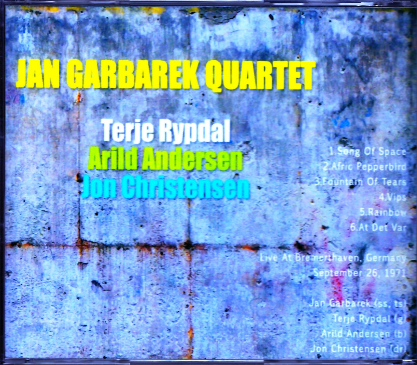 Jan Garbarek Quartet/Germany 1971