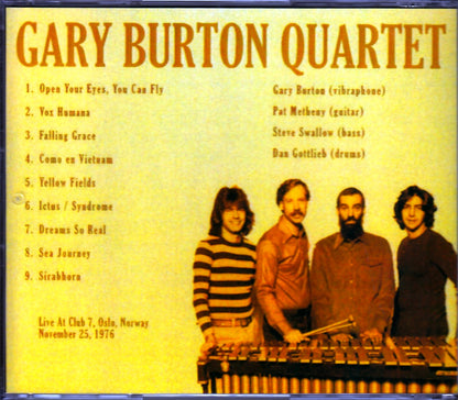 Gary Burton Quartet, Pat Metheny/Norway 1976