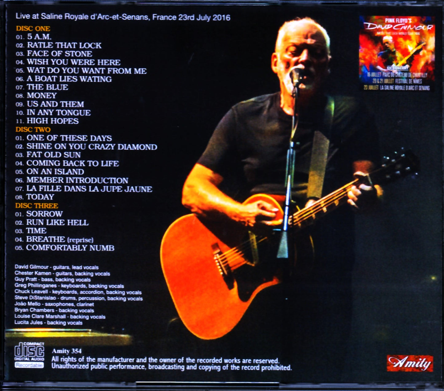 David Gilmour/France 2016