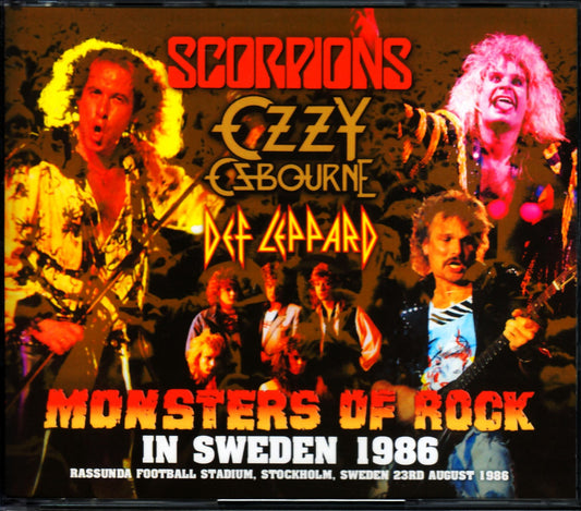 Scorpions,Ozzy Osbourne,Def Leppard/Sweden 1986