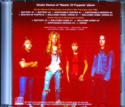 Metallica/Master of Puppets Studio Demos