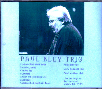 Paul Bley Trio/Switzerland 1999