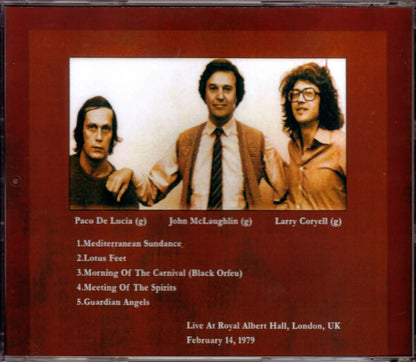 John McLaughlin,Paco De Lucia,Larry Coryell/London,UK 1979