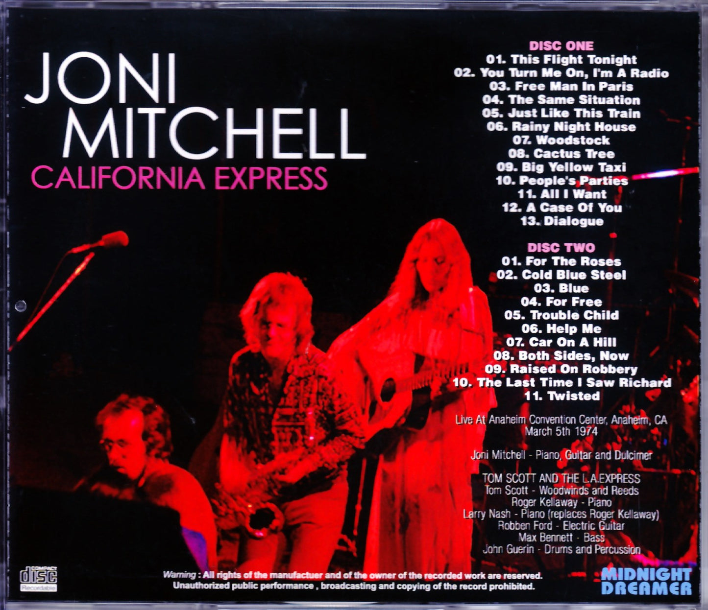 Joni Mitchell/CA,USA 1974