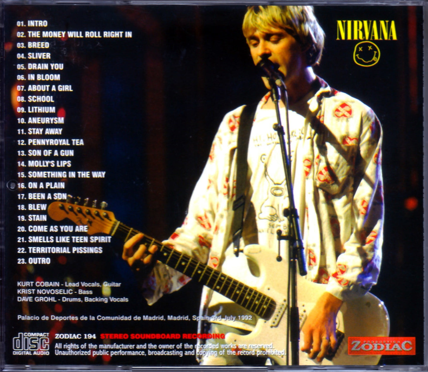 Nirvana/Spain 1992