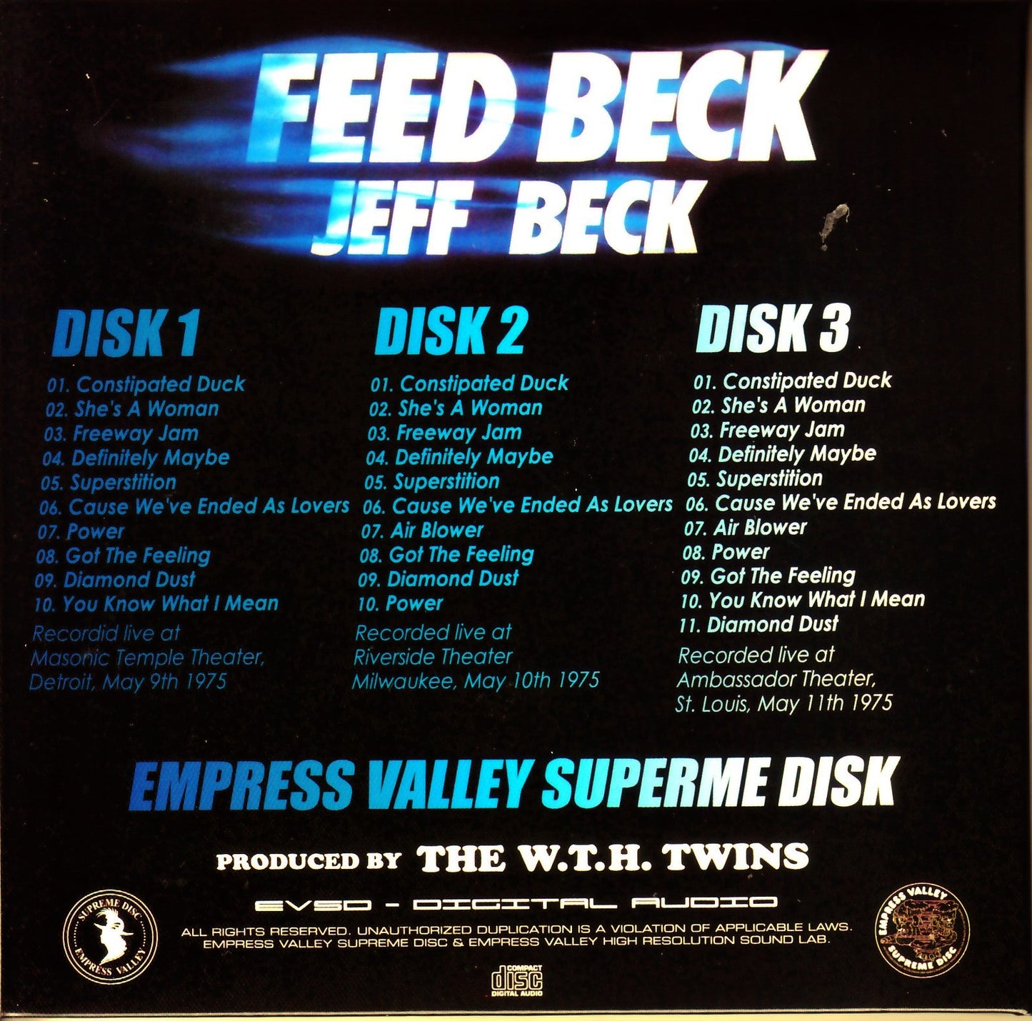 Jeff Beck/USA Tour 1975