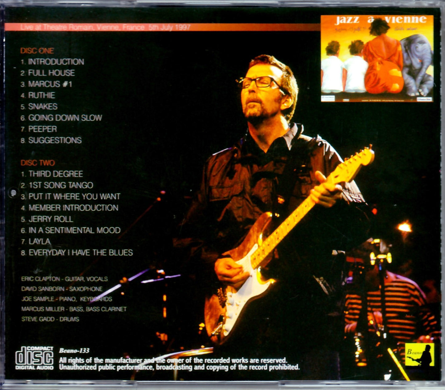 Eric Clapton Legends/France 1997