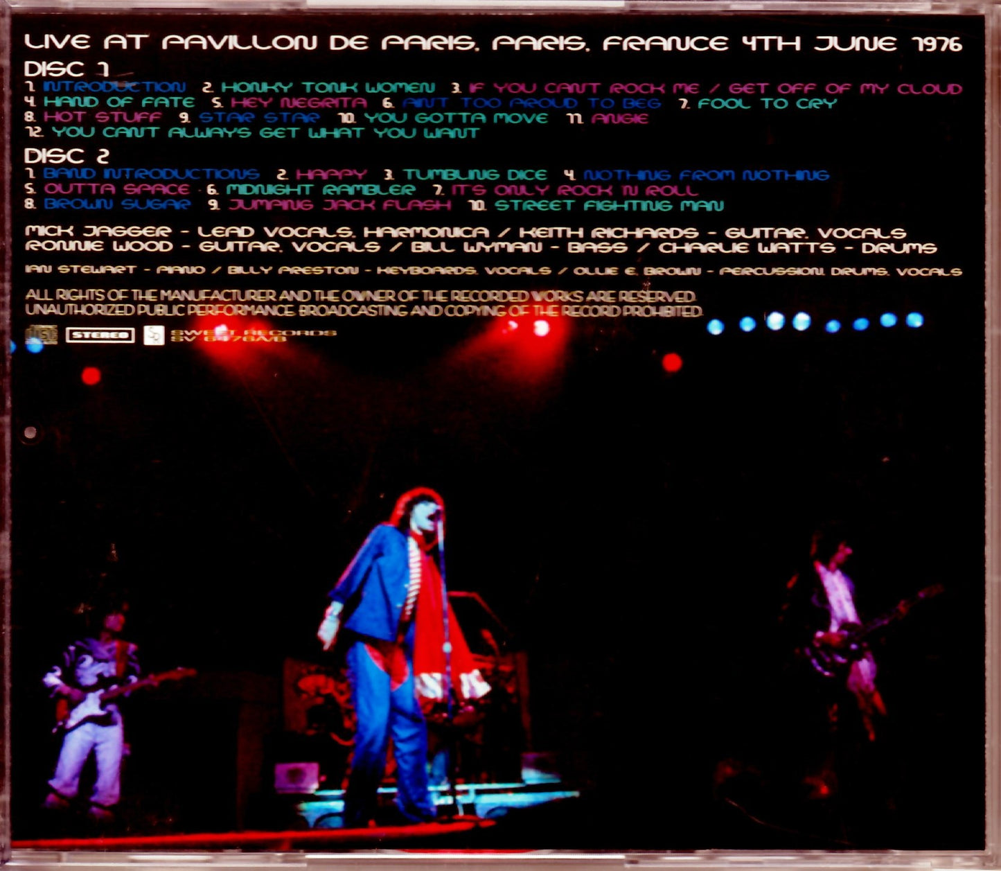 Rolling Stones/France 1976 Upgrade