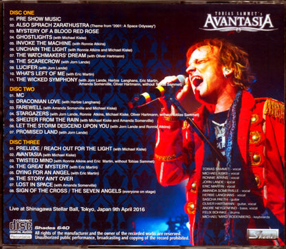 Tobias Sammet’s Avantasia/Tokyo,Japan 2016