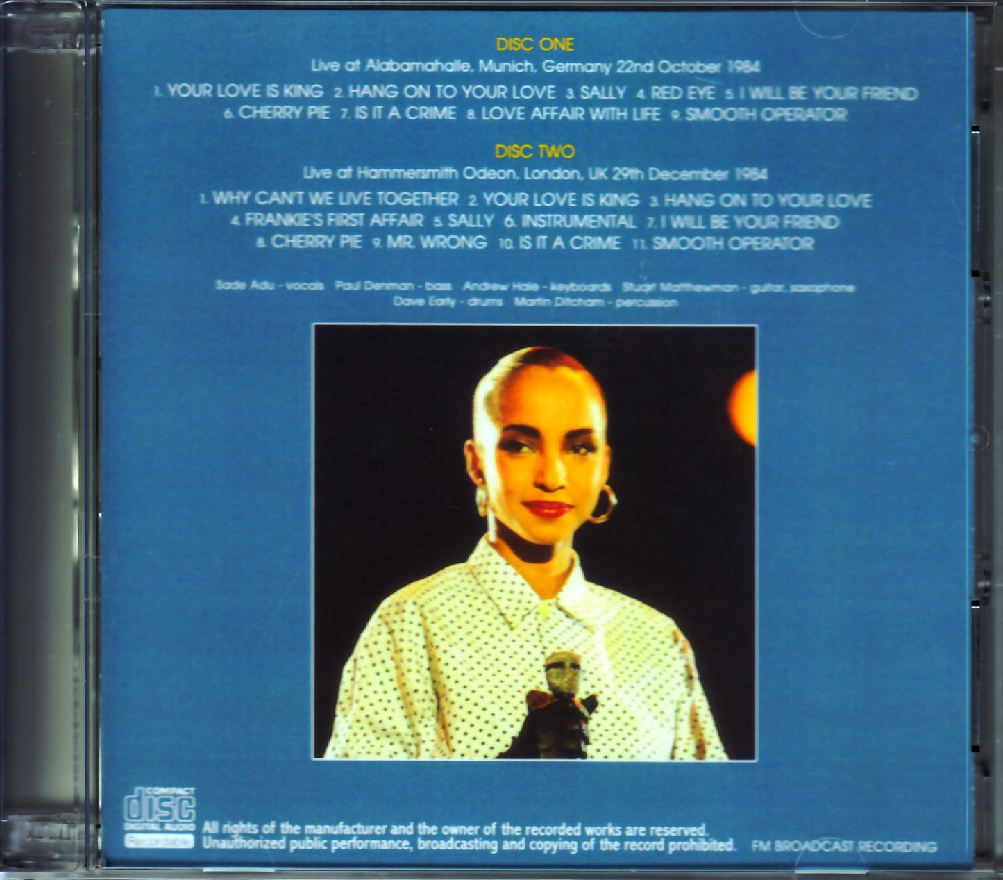 Sade/Germany 1984 & more