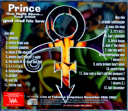 Prince/Fukuoka,Japan 2002