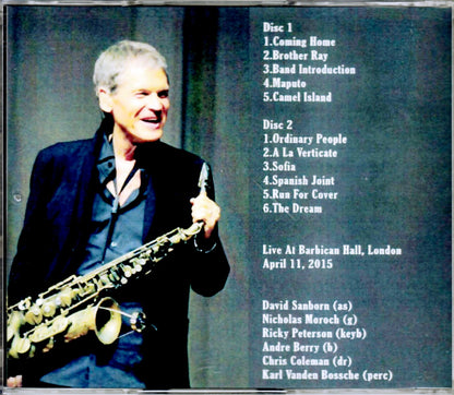 David Sanborn/London,UK 2015