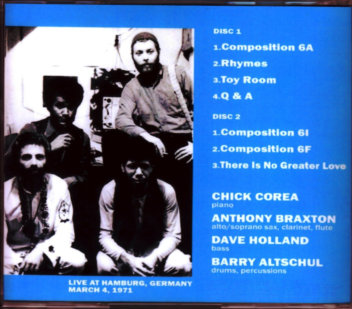 Chick Corea’s Circle/Germany 3.4.1971