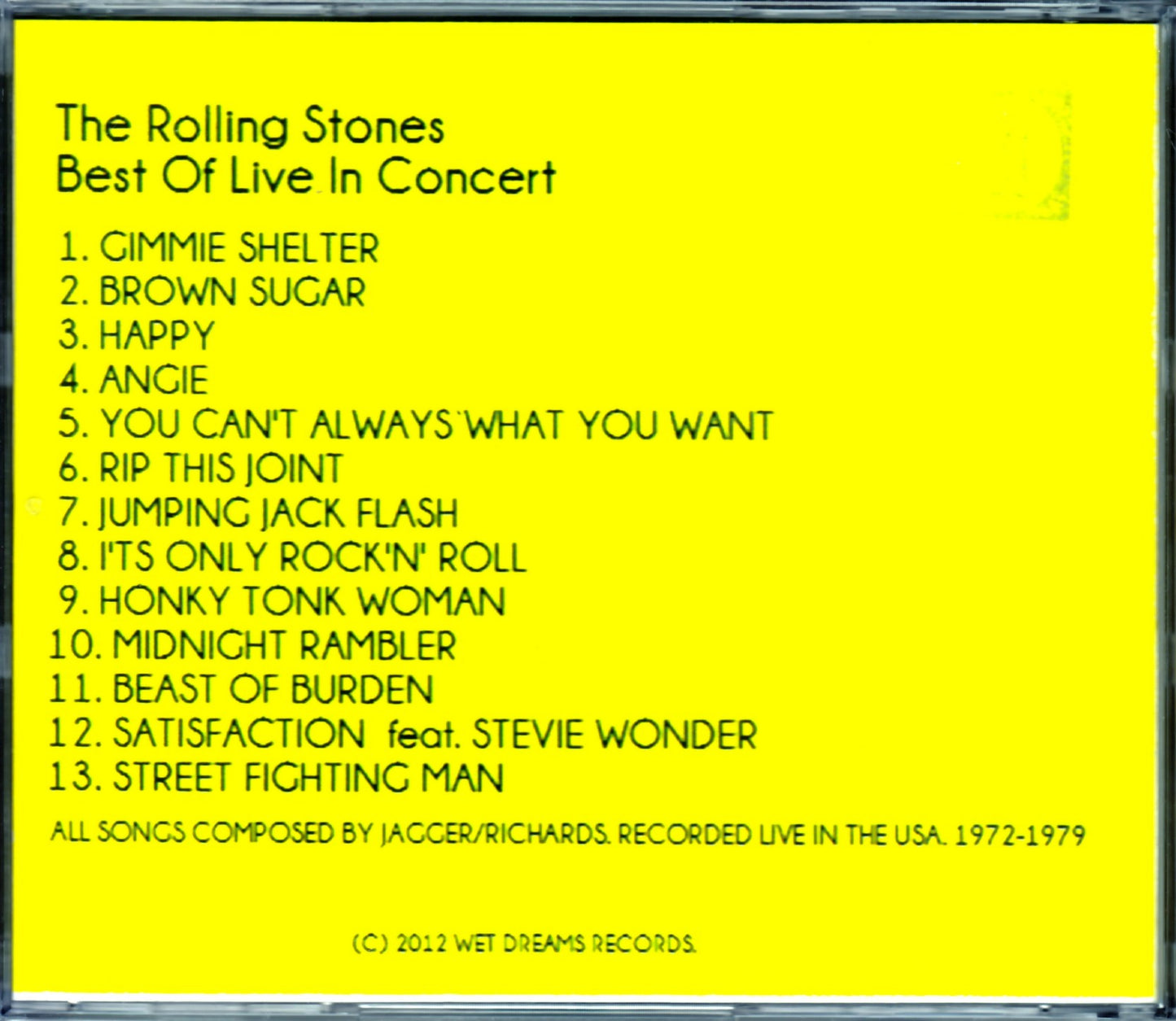 Rolling Stones/Various Venues 1972-1978