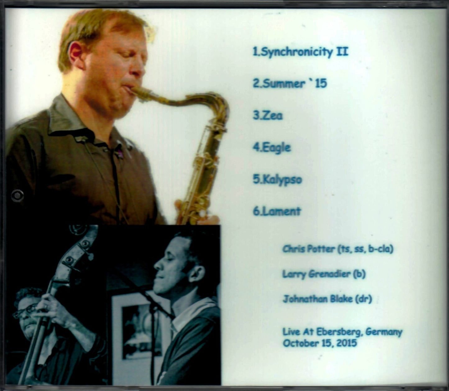 Chris Potter Trio/Germany 2015