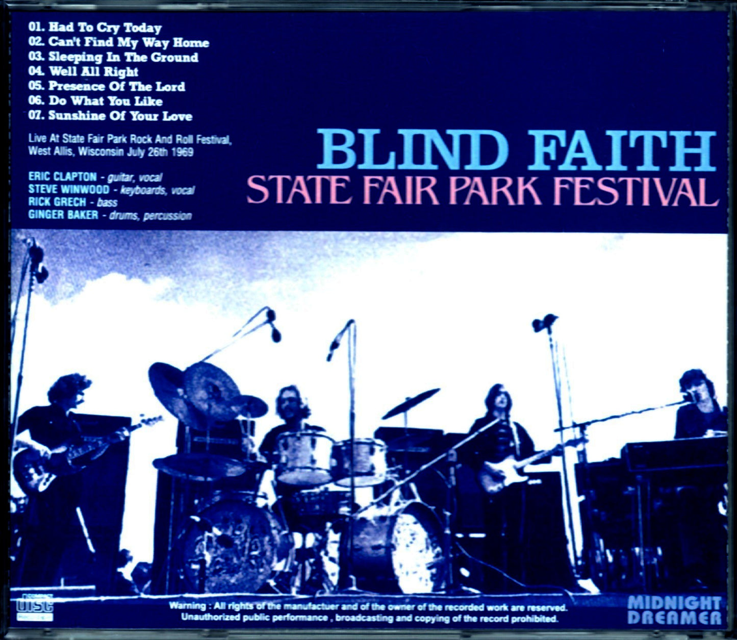 Blind Faith/Wi, USA 1969