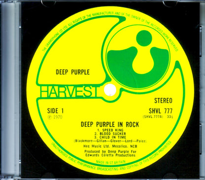 Deep Purple/in Rock UK Original LP