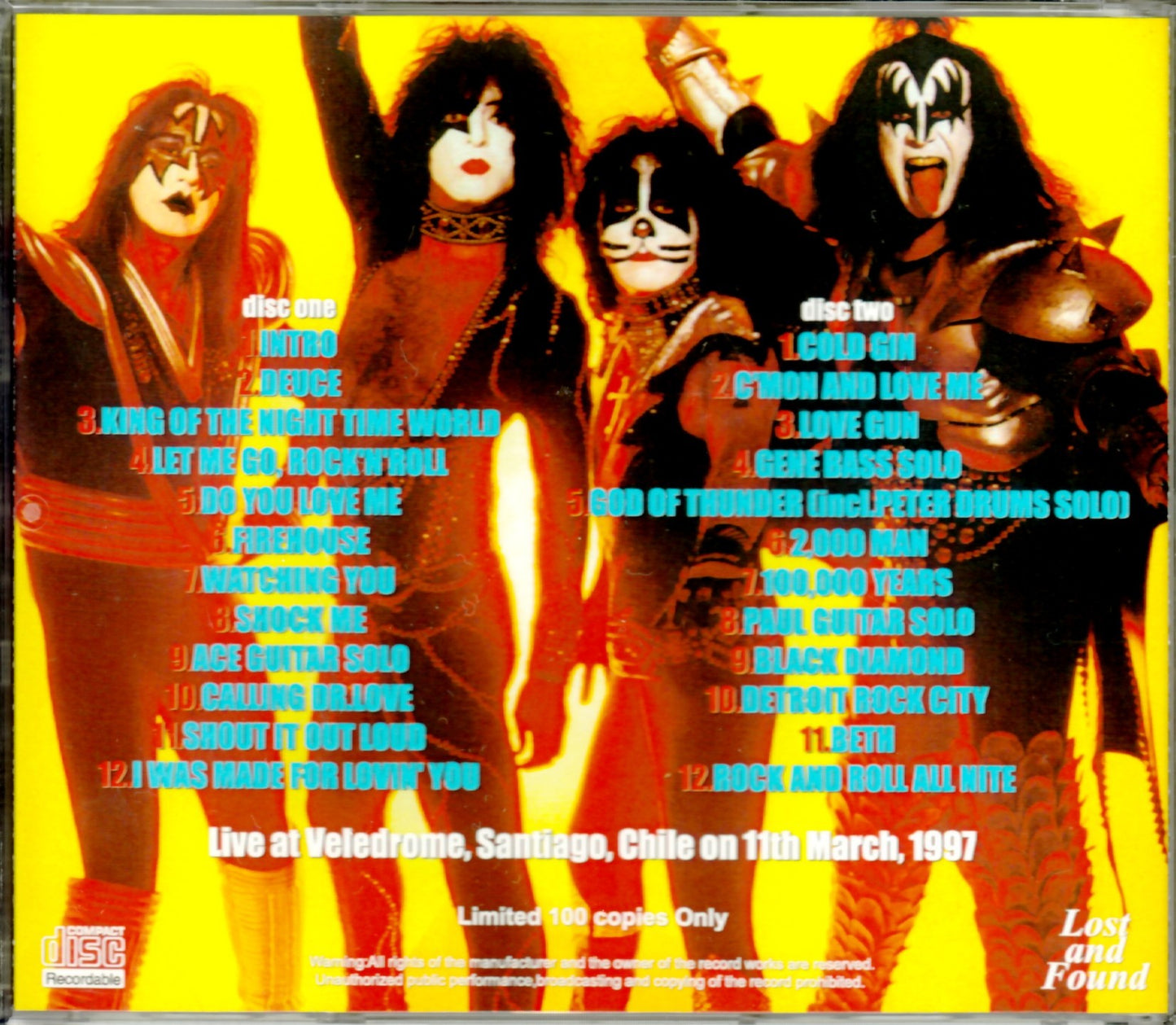 Kiss/Chile 1997