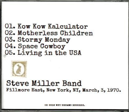 Steve Miller Band/Ny, USA 1970