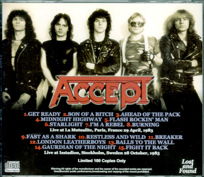 Accept/France 1983 & more