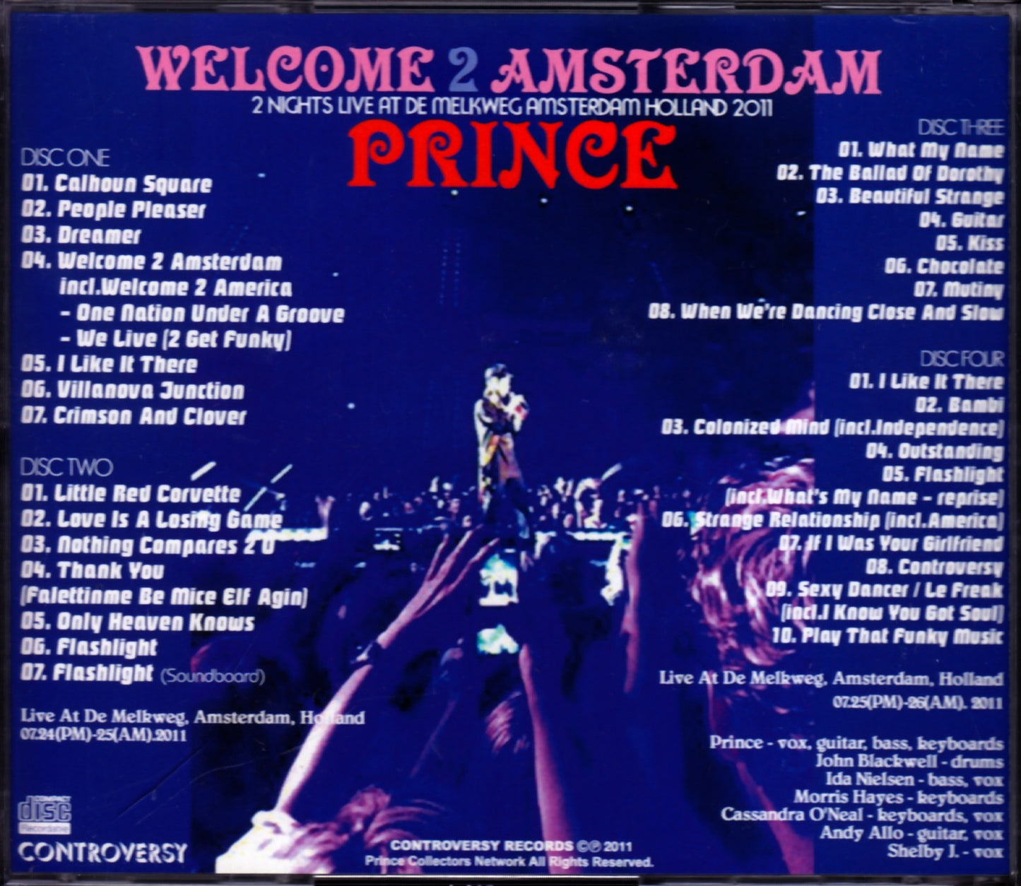 Prince/Holland 2011