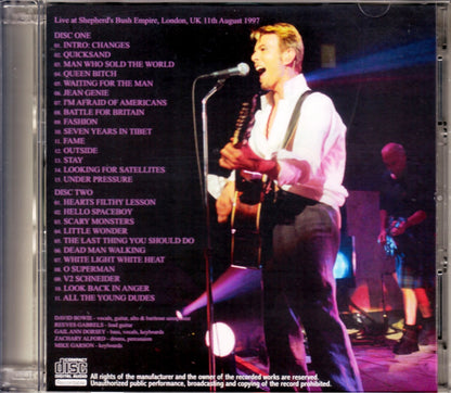 David Bowie/London,UK 8.11.1997