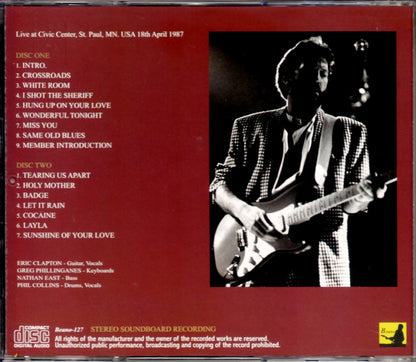 Eric Clapton/Mn, USA 1987