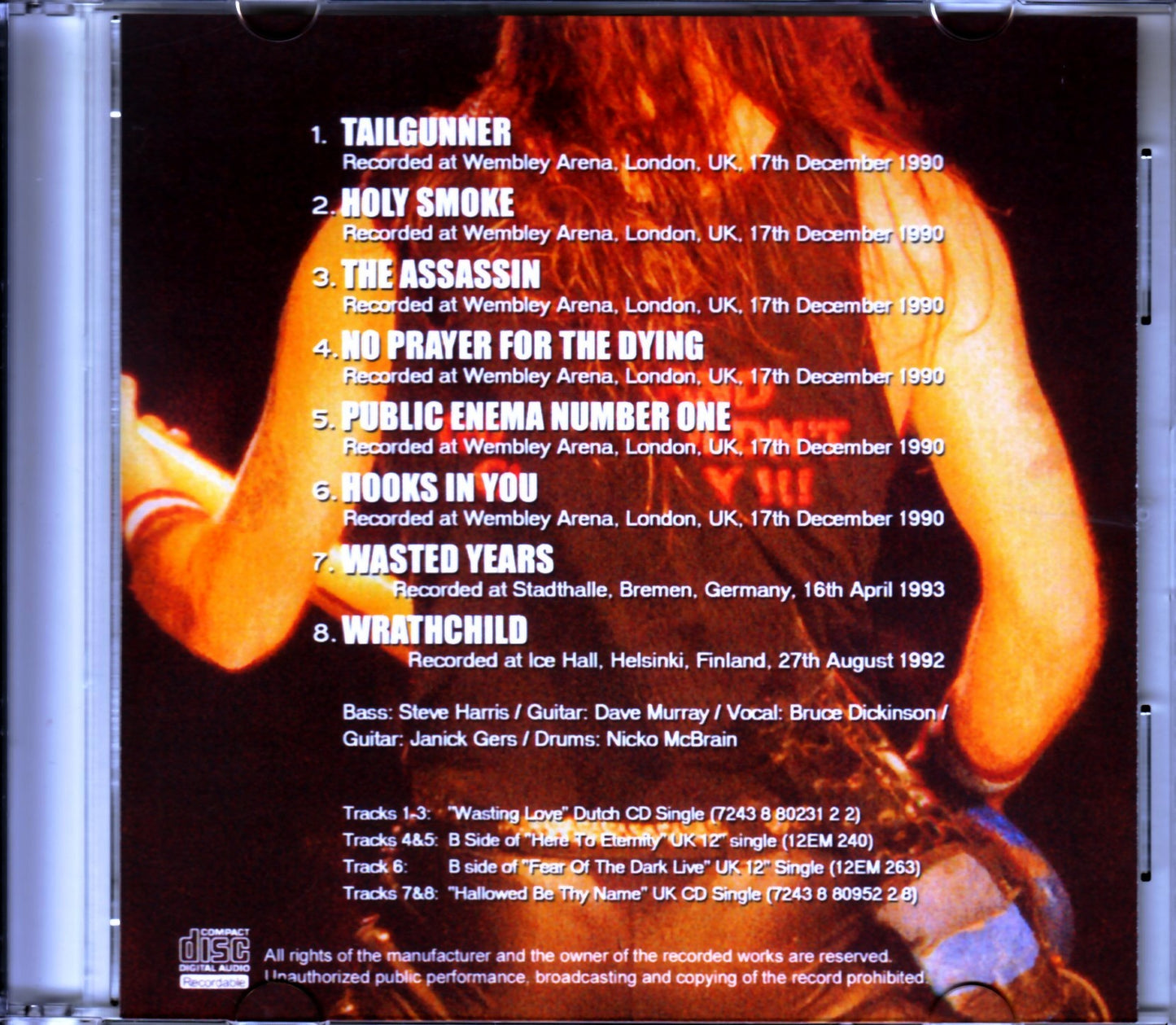 Iron Maiden/Europe Tour 1990-1993