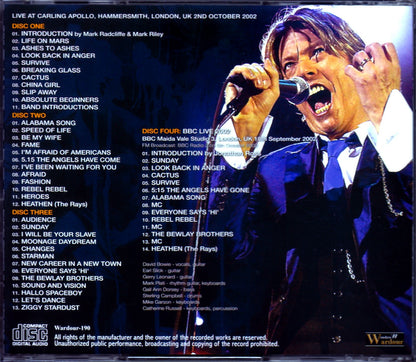 David Bowie/London,UK 2002 Upgrade & more