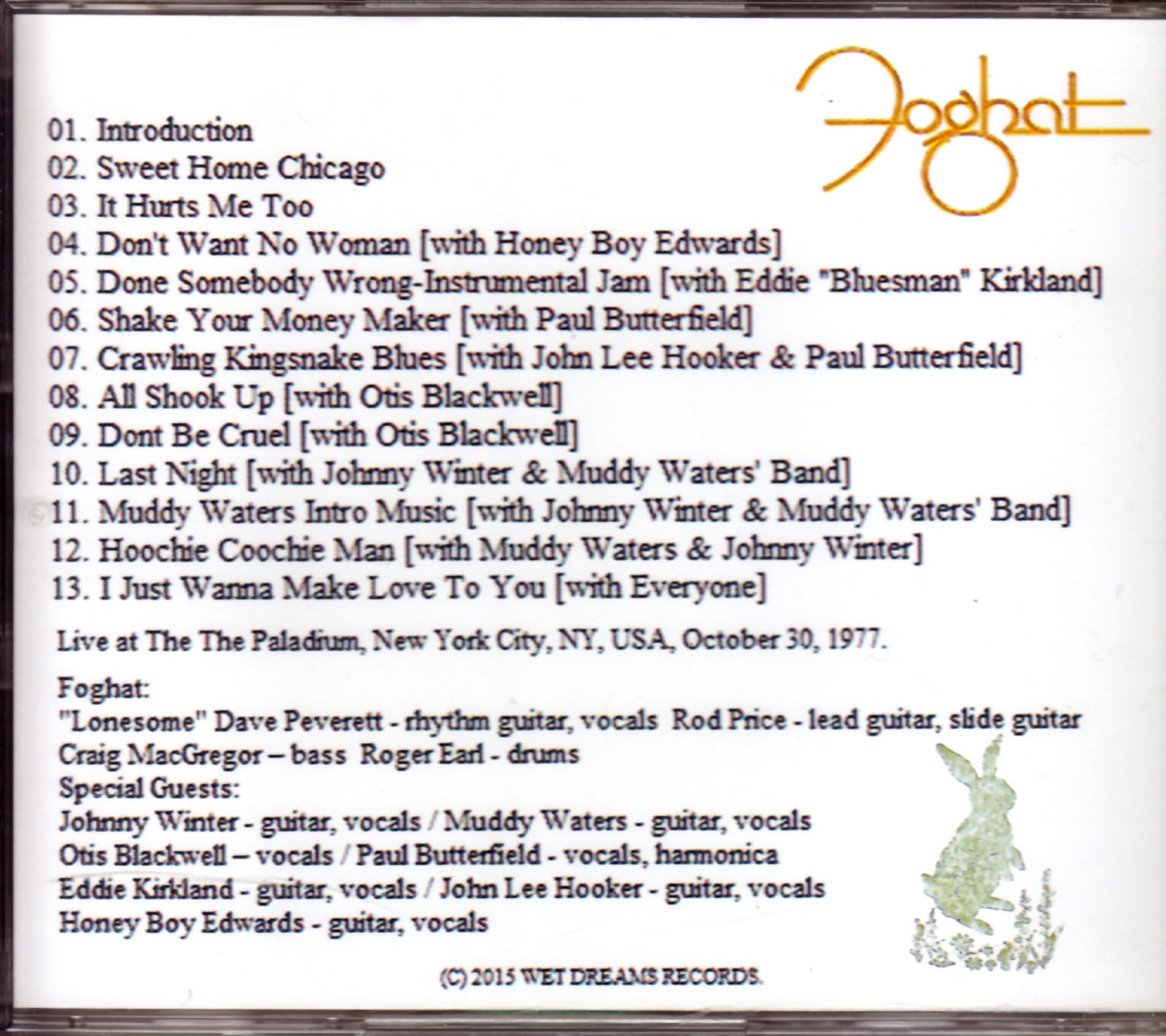 Foghat,John Lee Hooker,Johnny Winter/New York,USA 1977
