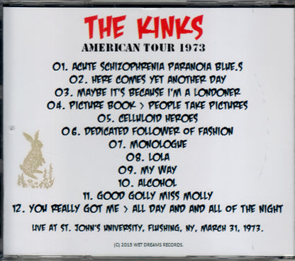 Kinks/New York,USA 1973
