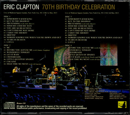 Eric Clapton/New York, USA 2015