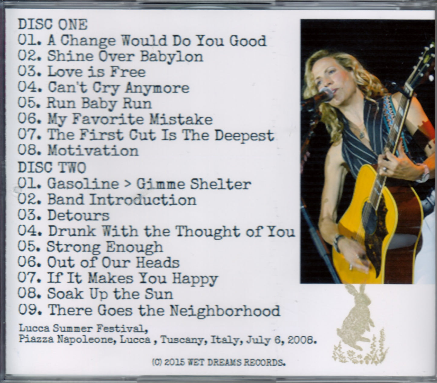 Sheryl Crow/Italy 2008