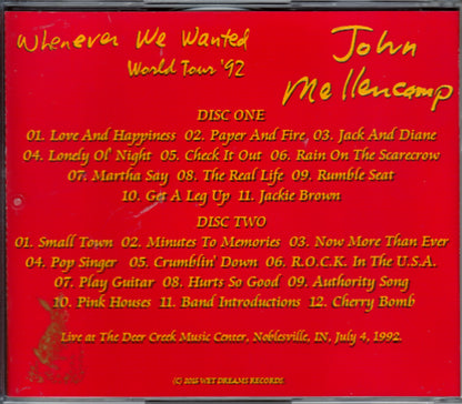 John Mellencamp/Indiana, USA 1992