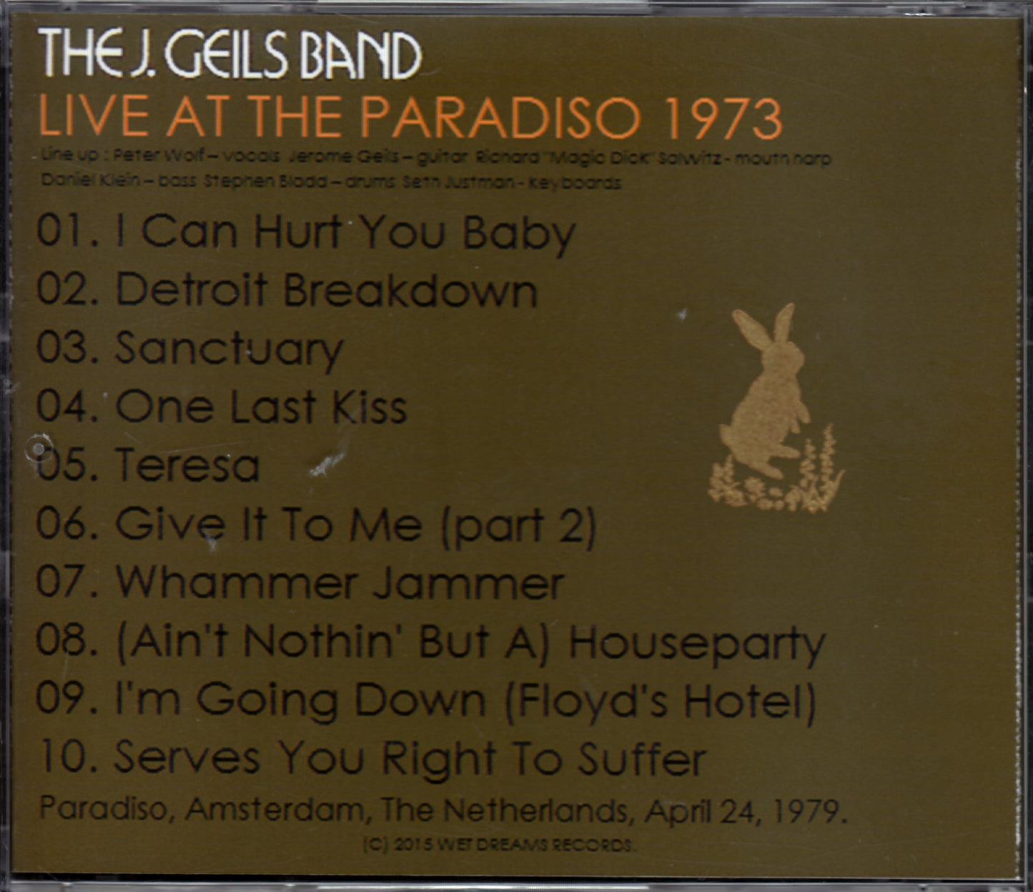 J. Geils Band/Netherlands 1973