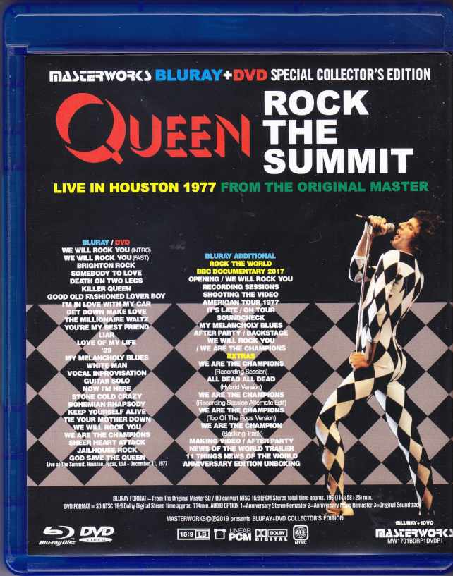 Queen TX,USA 1977 Upgrade & more Blu-Ray & DVD Ver.