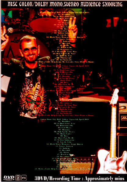 Ringo Starr and His All Starr Band Ringo Starr/Tokyo,Japan 2019 3 Days Complete