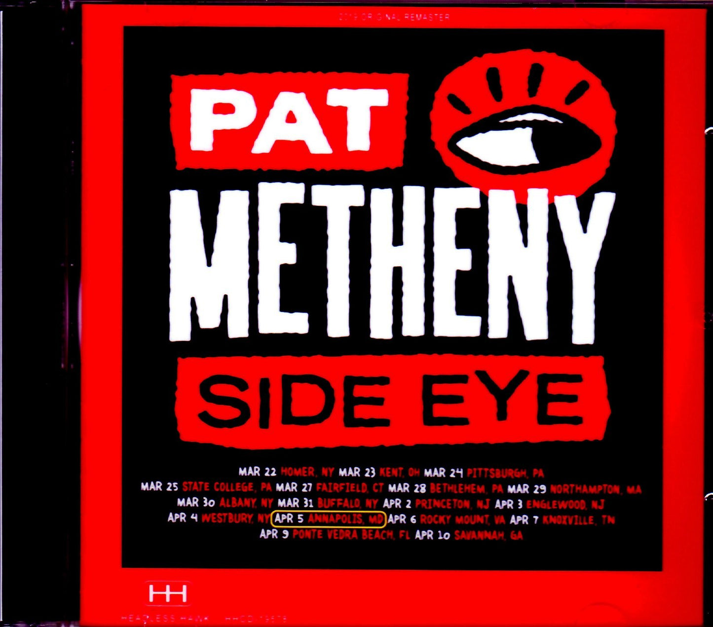 Pat Metheny Side Eye Pat Metheny/MD,USA 2019