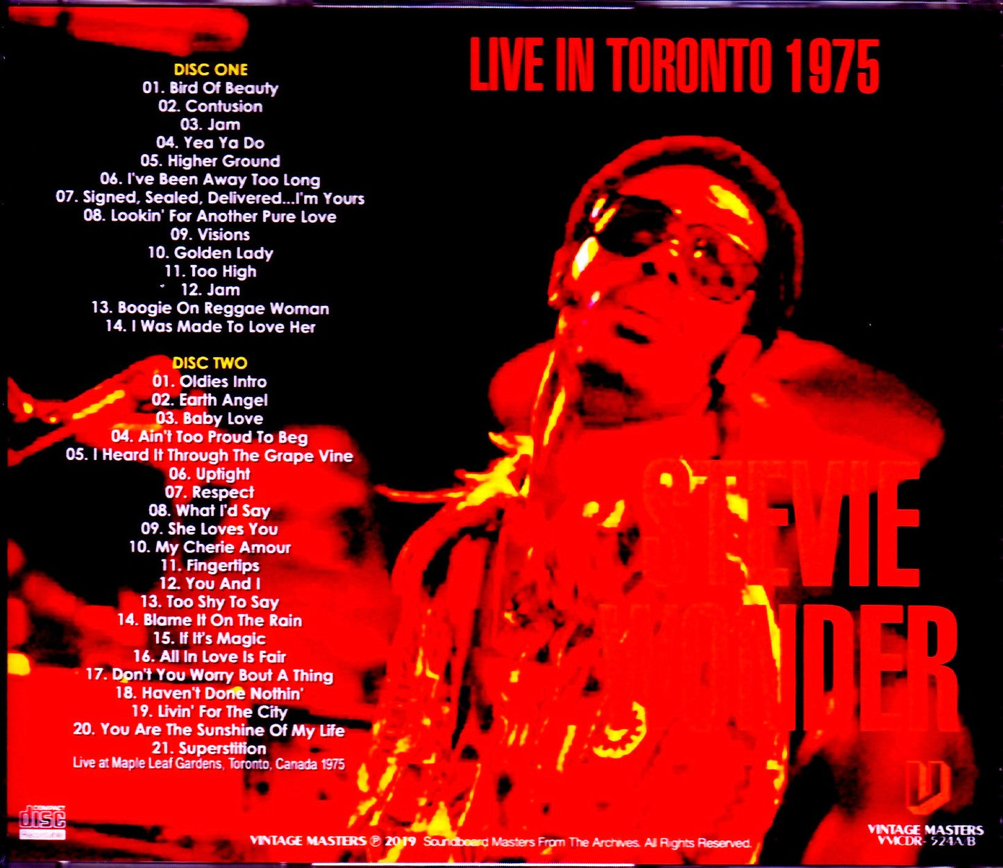Stevie Wonder/Canada 1975