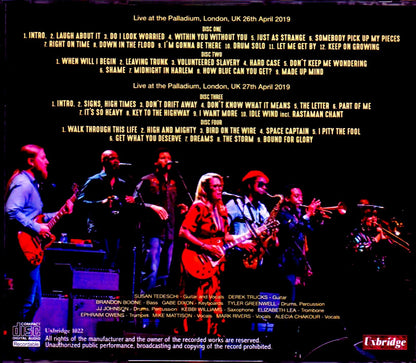 Tedeschi Trucks Band/London,UK 2019 2 Days Complete