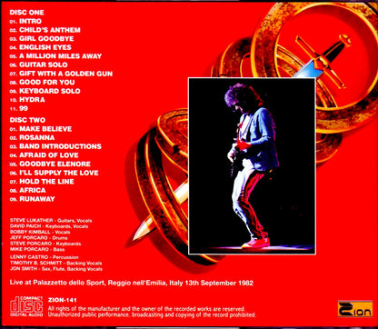 Toto/Italy 1982 Upgrade